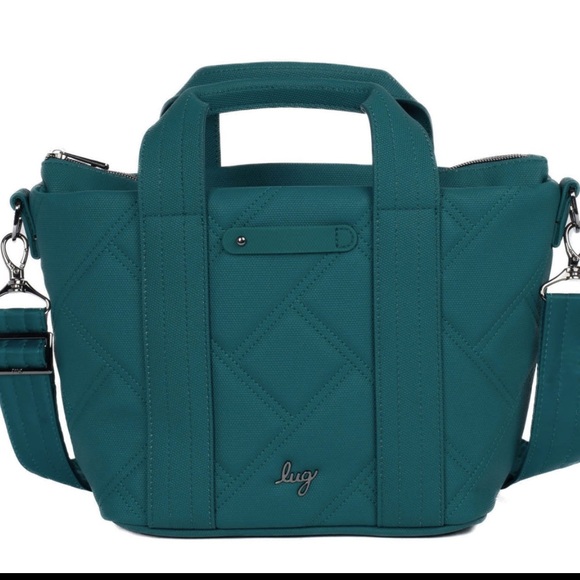 lug Handbags - Lug Dory Matte Luxe VL Crossbody Bag in Teal